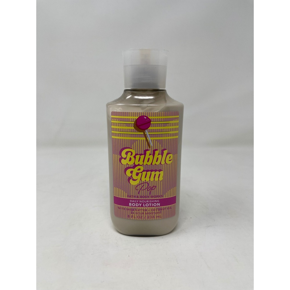 Bath & Body Works Women Bubble Gum Pop Body Lotion 8oz Pink Sweet Citrus
